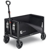 Sunula handcart, foldable, 3-in-1 design, 160 L capacity, 100 kg load capacity, ultra-lightweight, with 2 cup holders, all-terrain wheels, for beach, shopping, garden